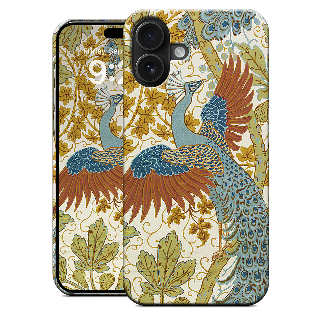 Fig and Peacock iPhone Case