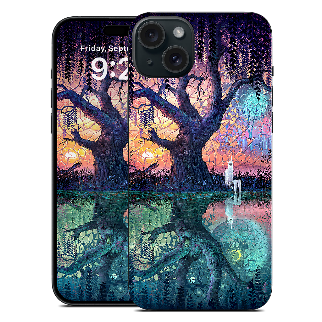 On the Banks of Broken Worlds iPhone Skin