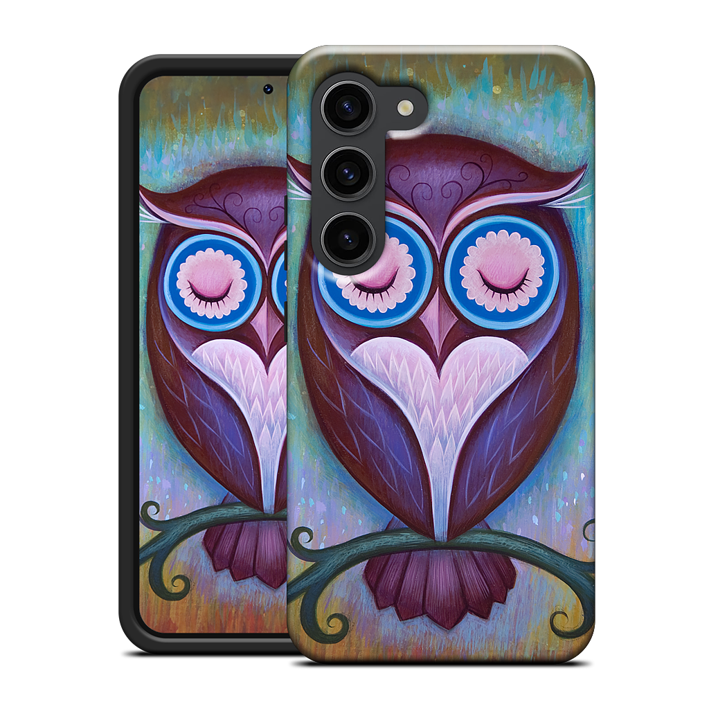 Sleepy Owl Samsung Case