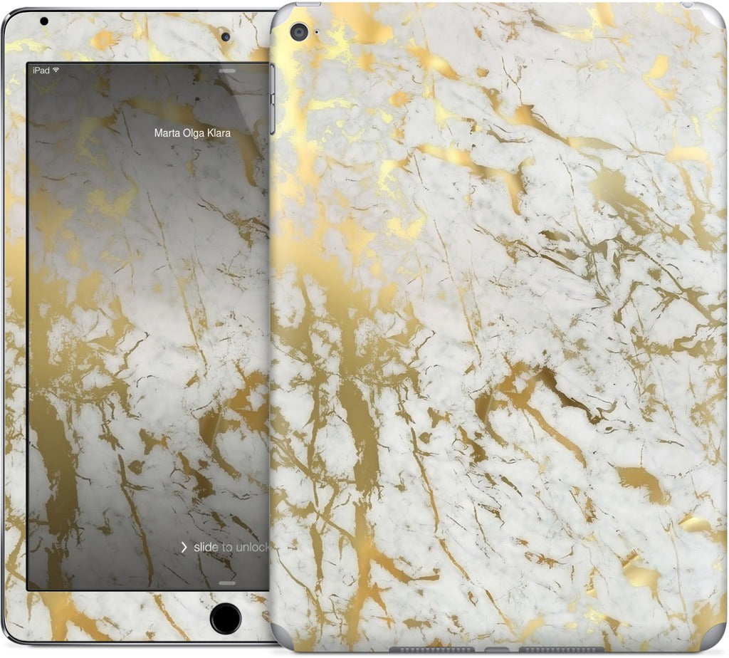 Gold Marble iPad Skin