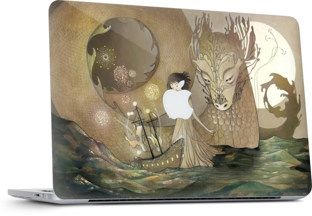 Water Dragon MacBook Skin