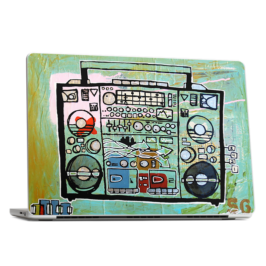 Ghetto Blaster MacBook Skin