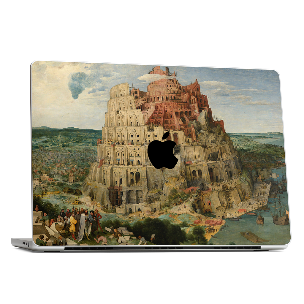 The Tower of Babel MacBook Skin