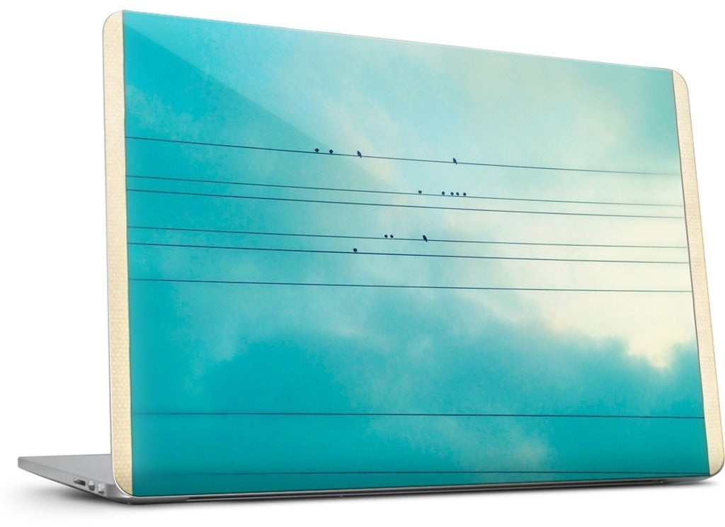 Birds on a wire MacBook Skin