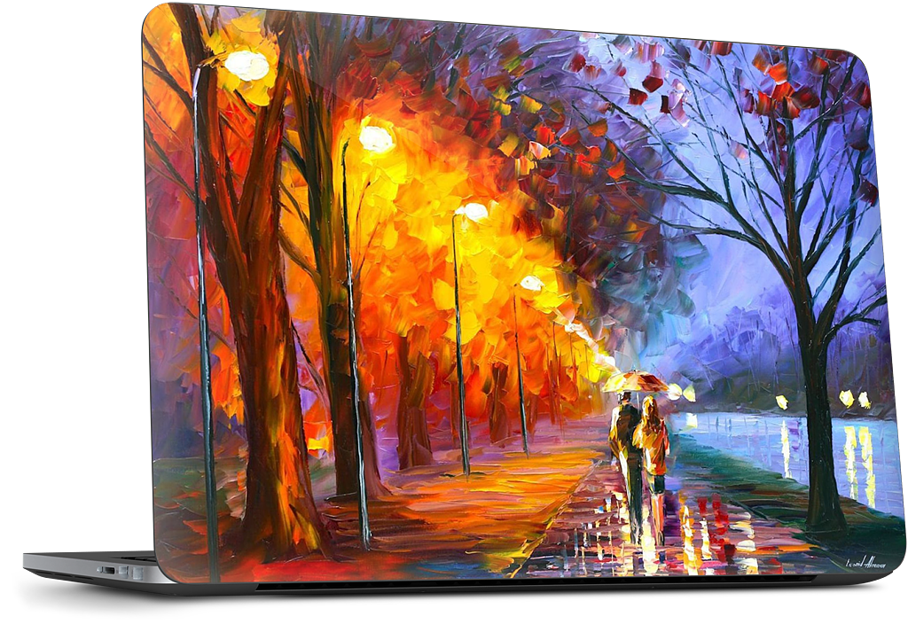ALLEY BY THE LAKE by Leonid Afremov Dell Laptop Skin
