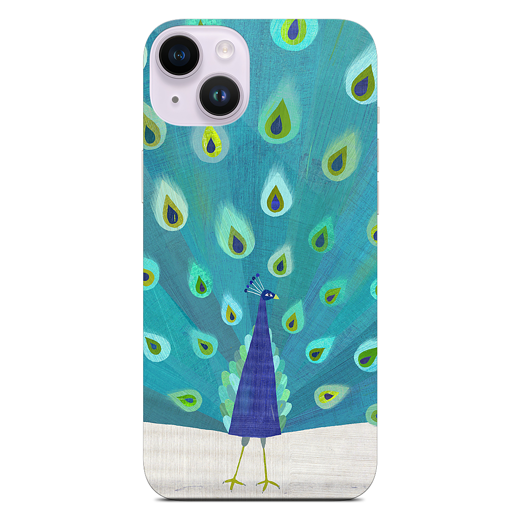 Patterned Peacock iPhone Skin