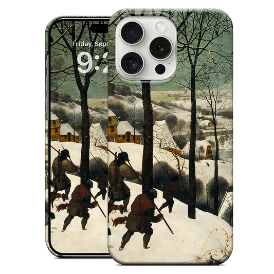 Hunters in the Snow iPhone Case