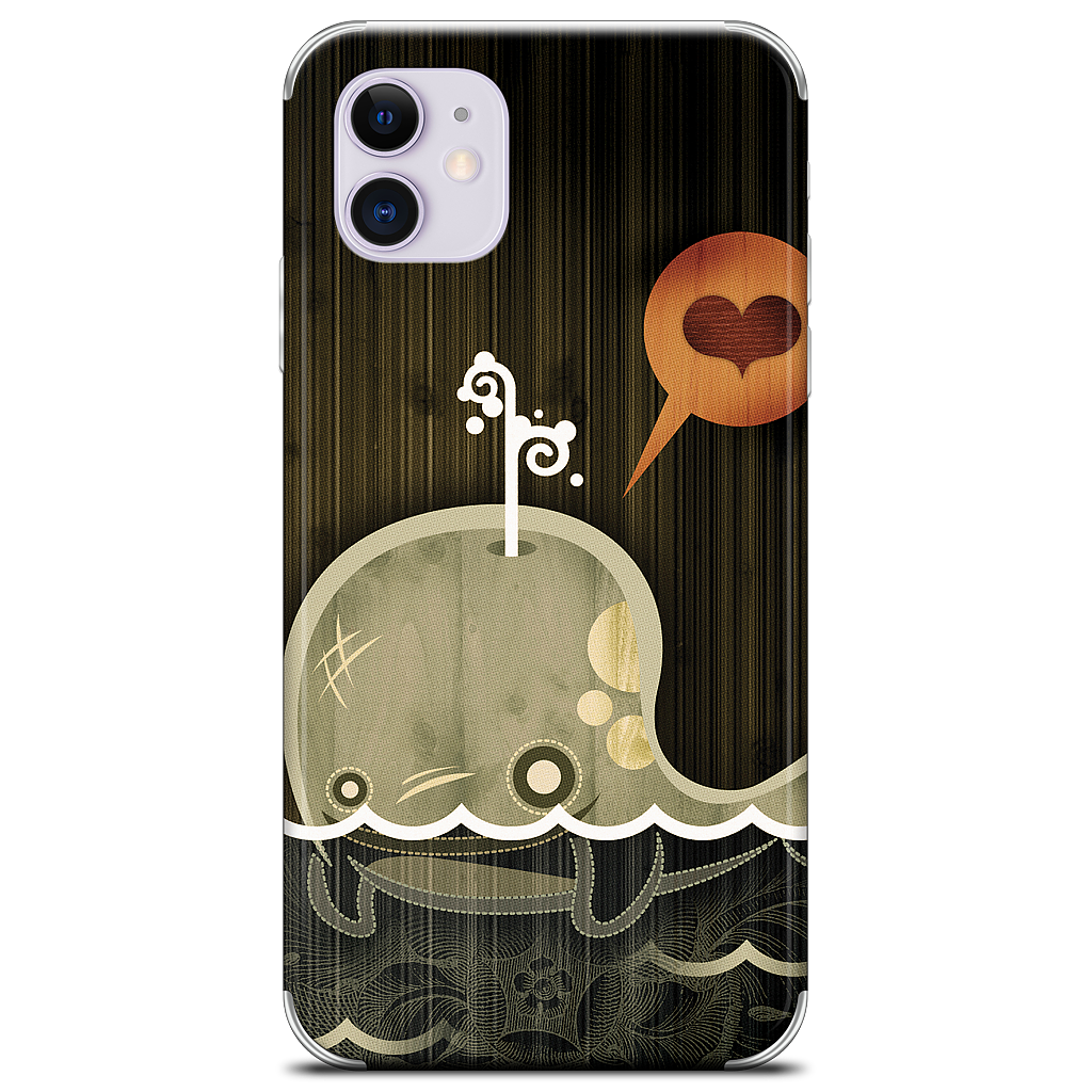 The Enamored Whale iPhone Skin