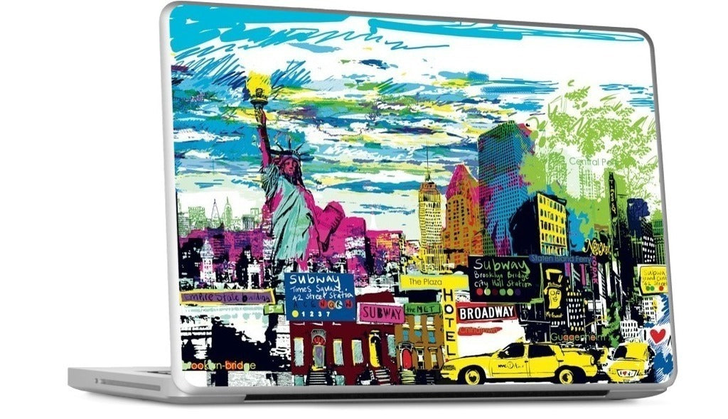 New York Skyline MacBook Skin
