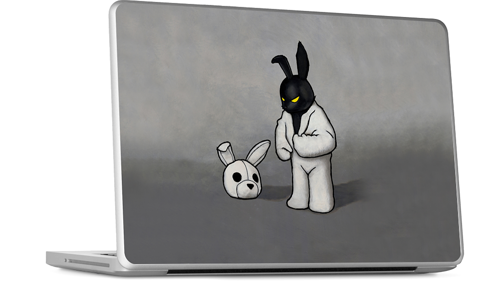 Black In White MacBook Skin