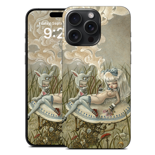Alice and the Caterpillar iPhone Skin