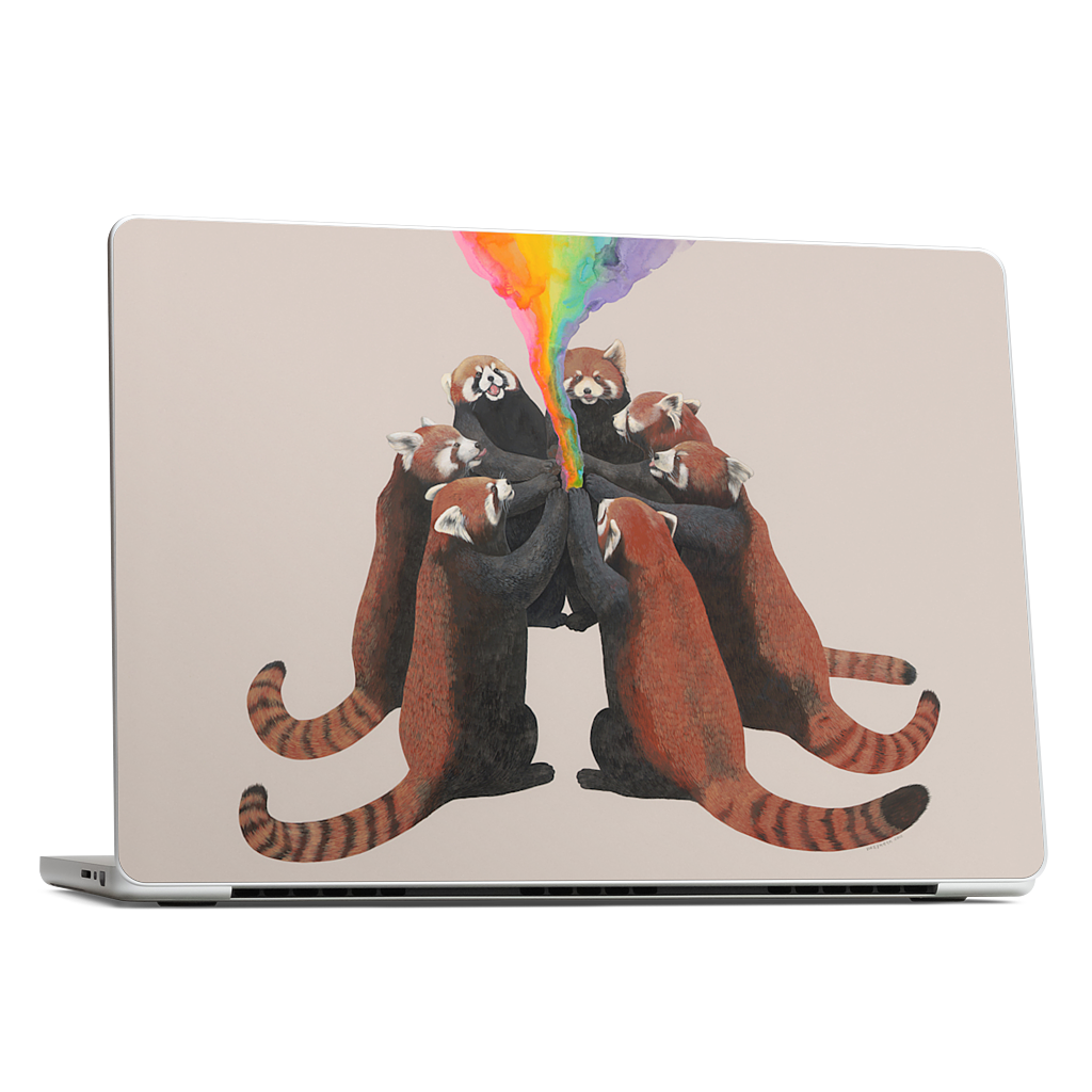 Red Pandas MacBook Skin
