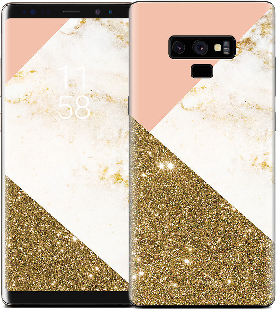 Gold Marble Collage  Samsung Skin