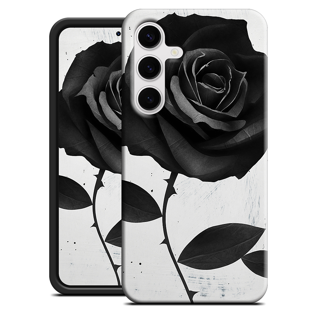 Fabric Rose Samsung Case