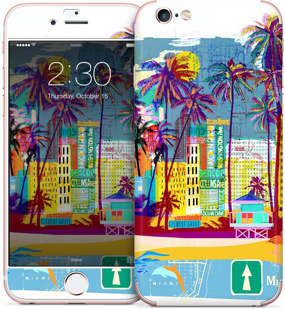Miami iPhone Skin