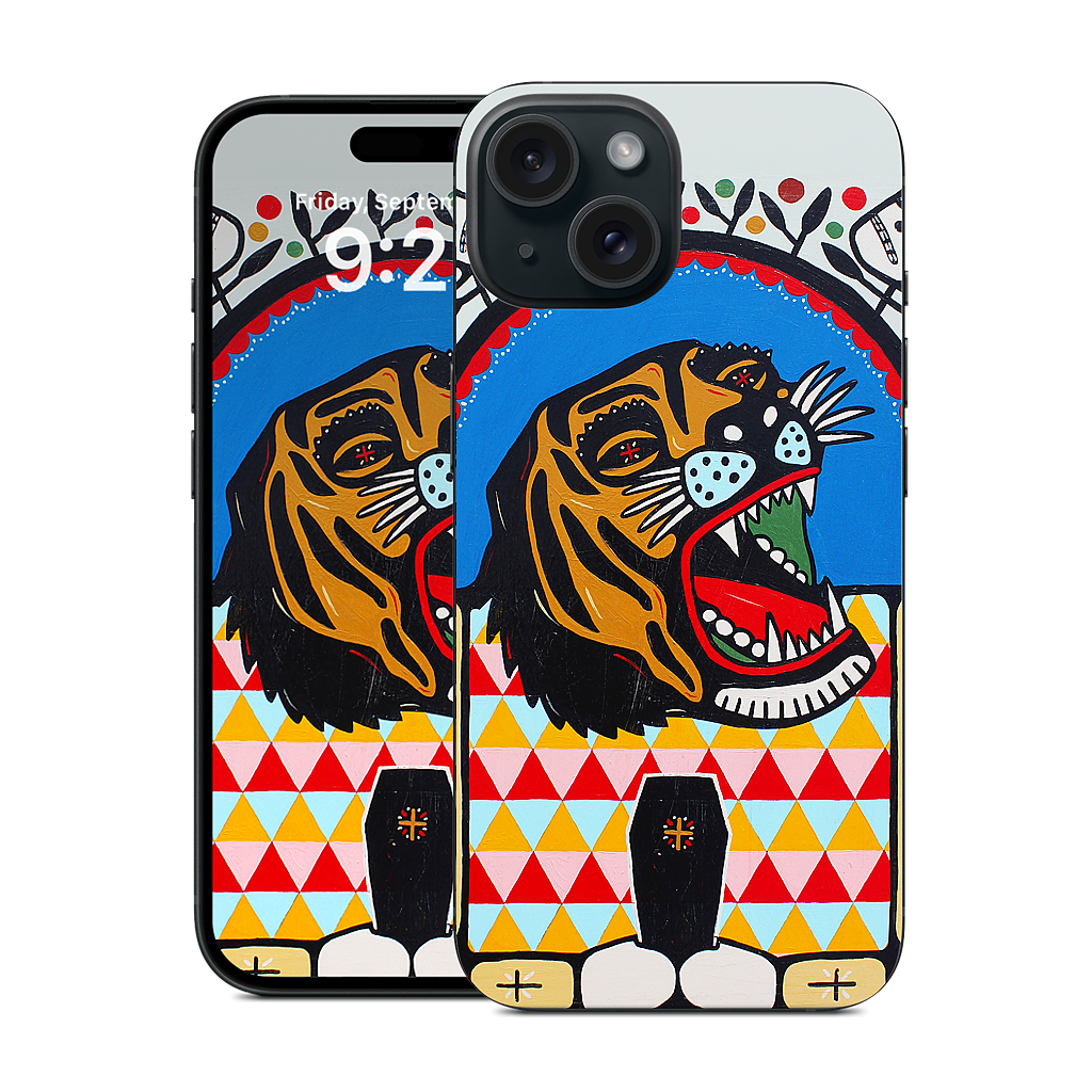 Tiger Coffin iPhone Skin