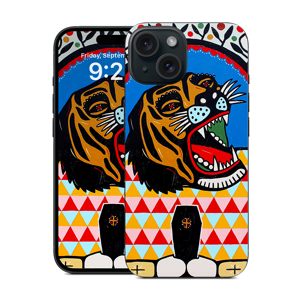 Tiger Coffin iPhone Skin
