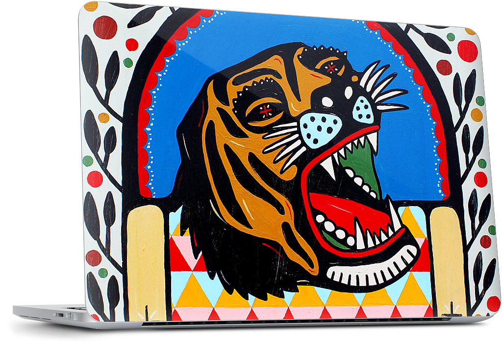Tiger Coffin MacBook Skin