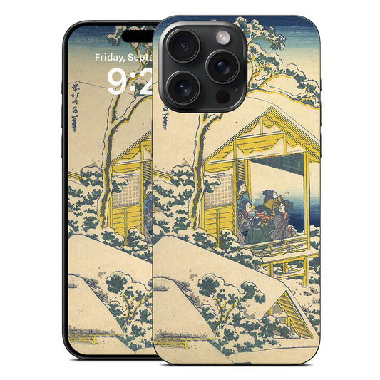 Morning After the Snow at Koishikawa in Edo (Koishikawa yuki no ashita) iPhone Skin