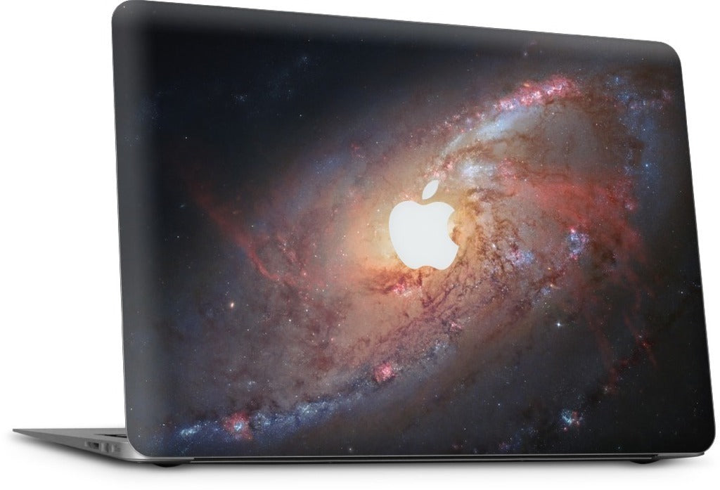 M106 Spiral Galaxy MacBook Skin