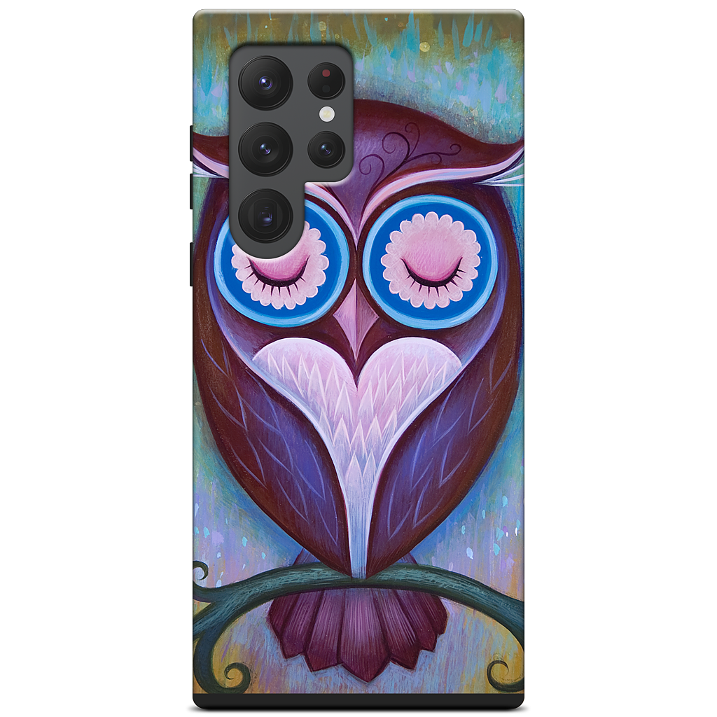 Sleepy Owl Samsung Case