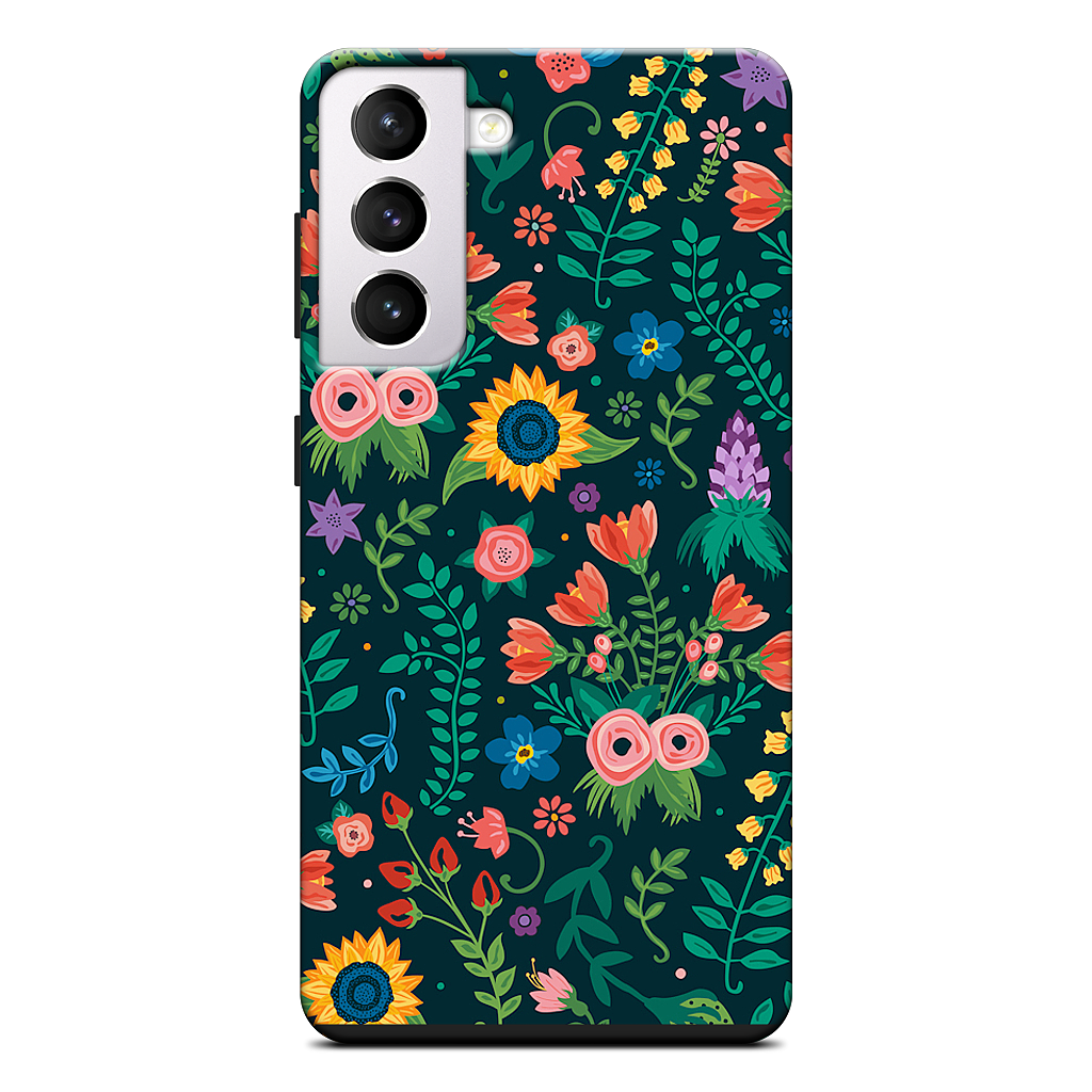 Floral Heart Samsung Case