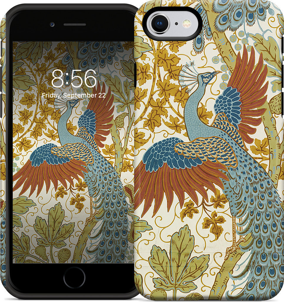 Fig and Peacock iPhone Case