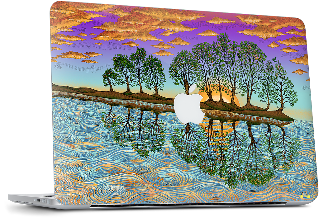 Guitar In Sea Major MacBook Skin