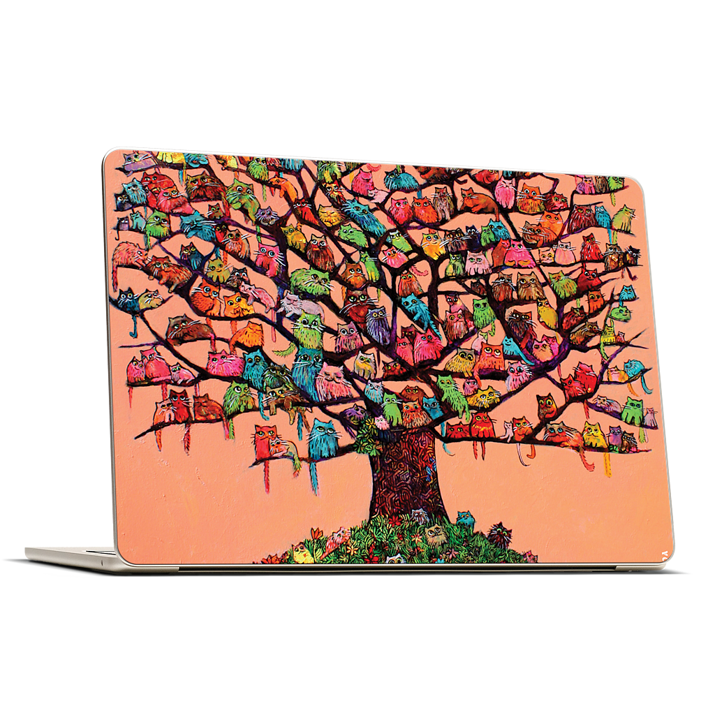 "Meau Tree" MacBook Skin
