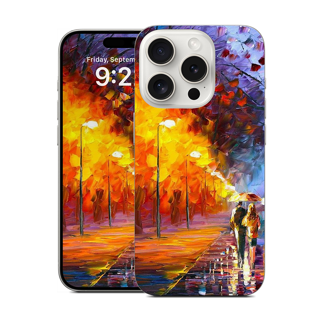 ALLEY BY THE LAKE by Leonid Afremov iPhone Skin