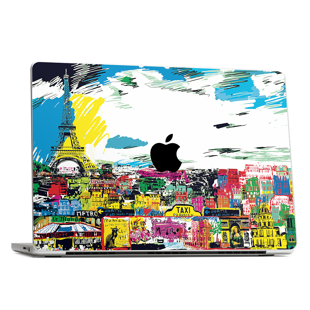Paris Skyline MacBook Skin
