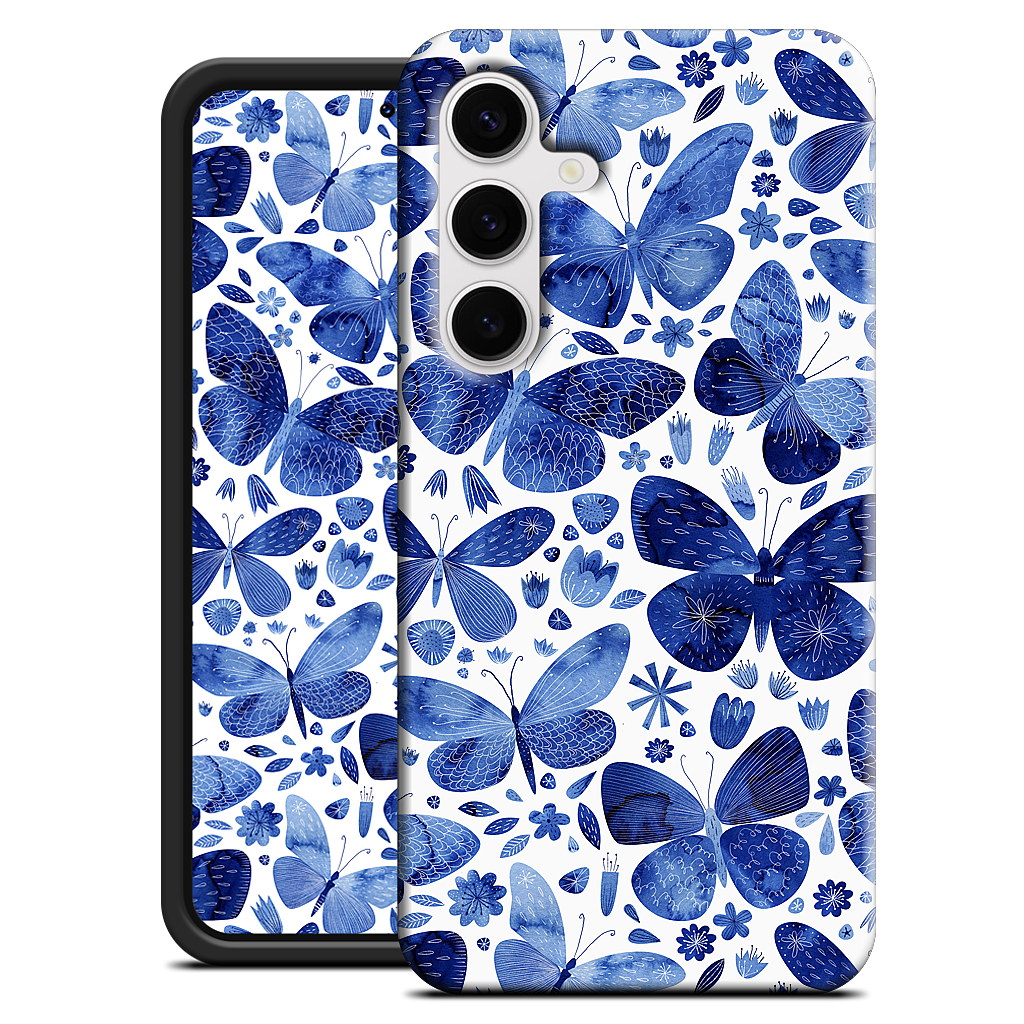 Blue Butterflies Samsung Case