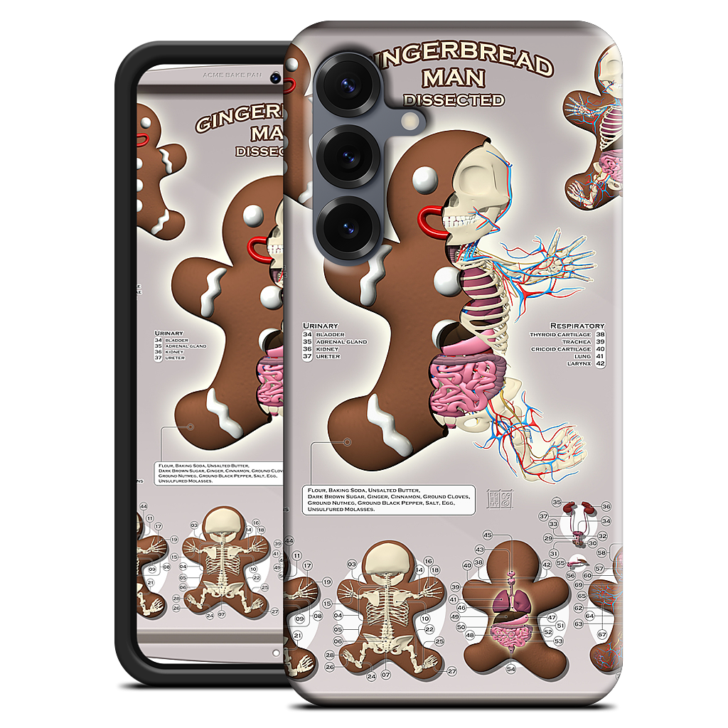 Gingerbread Man Dissected Samsung Case