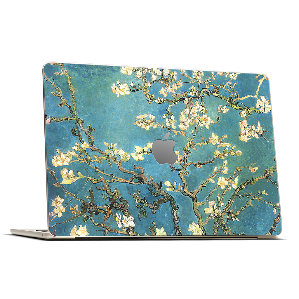 Almond Branches in Bloom MacBook Skin