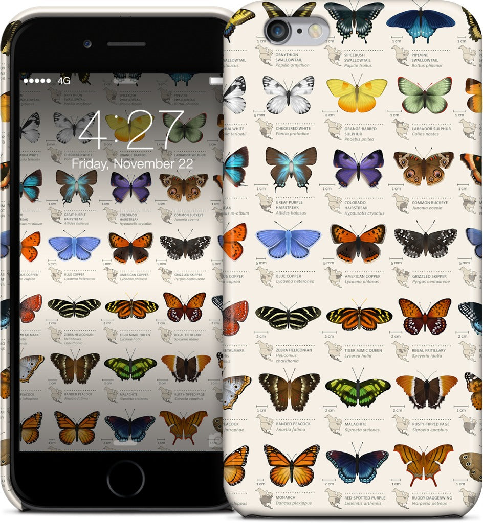42 North American butterflies iPhone Case