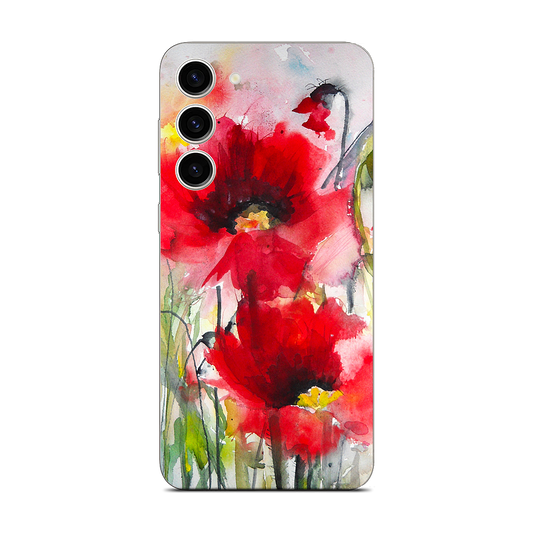 Red Poppies Samsung Skin