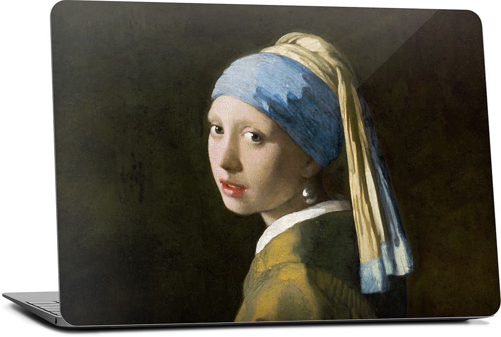 Girl with a Pearl Earring MacBook Skin