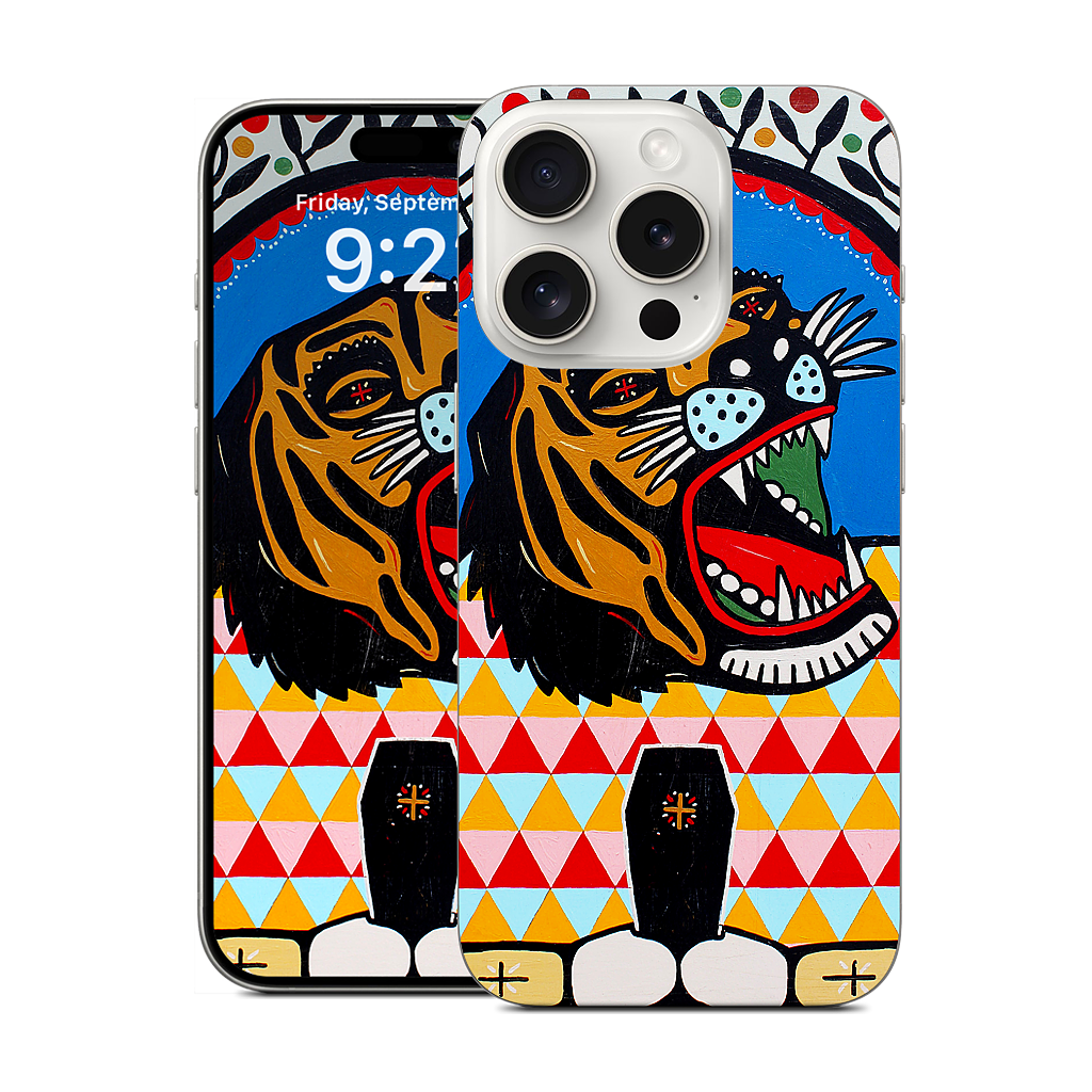 Tiger Coffin iPhone Skin