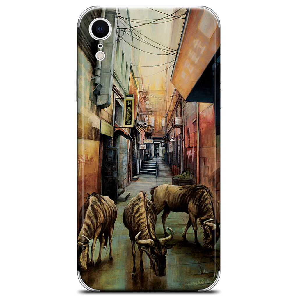 "Street of Three Beasts" -Levinson iPhone Skin