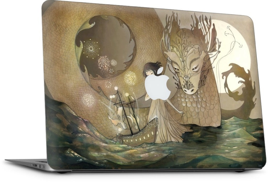 Water Dragon MacBook Skin