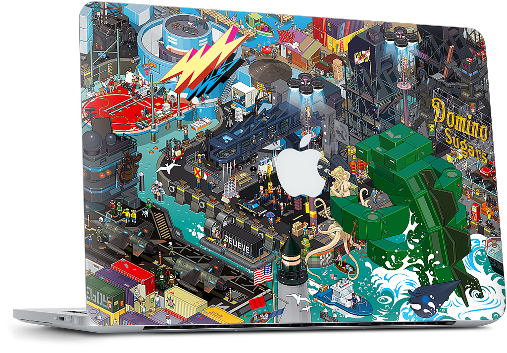 Baltimore Docks MacBook Skin