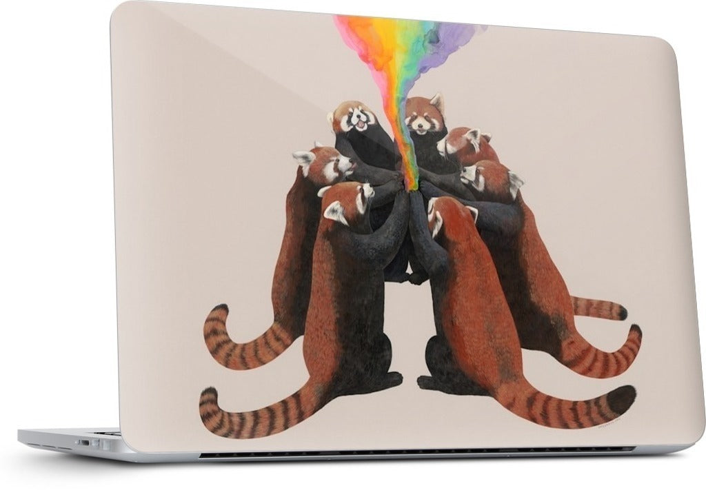 Red Pandas MacBook Skin