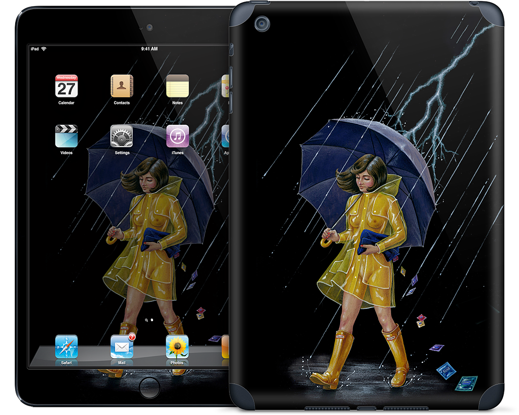 When It Rains It Pours iPad Skin