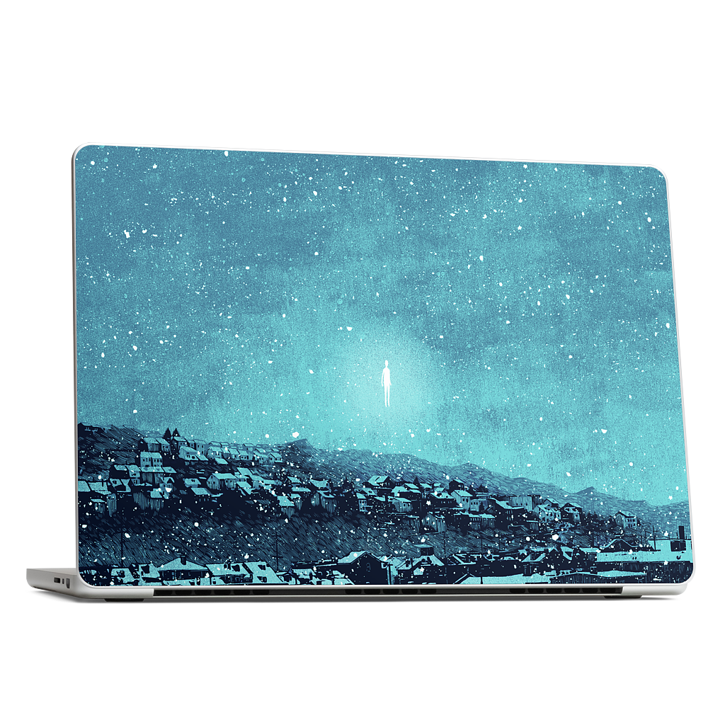 "we wait out the storm, and i am floored" MacBook Skin