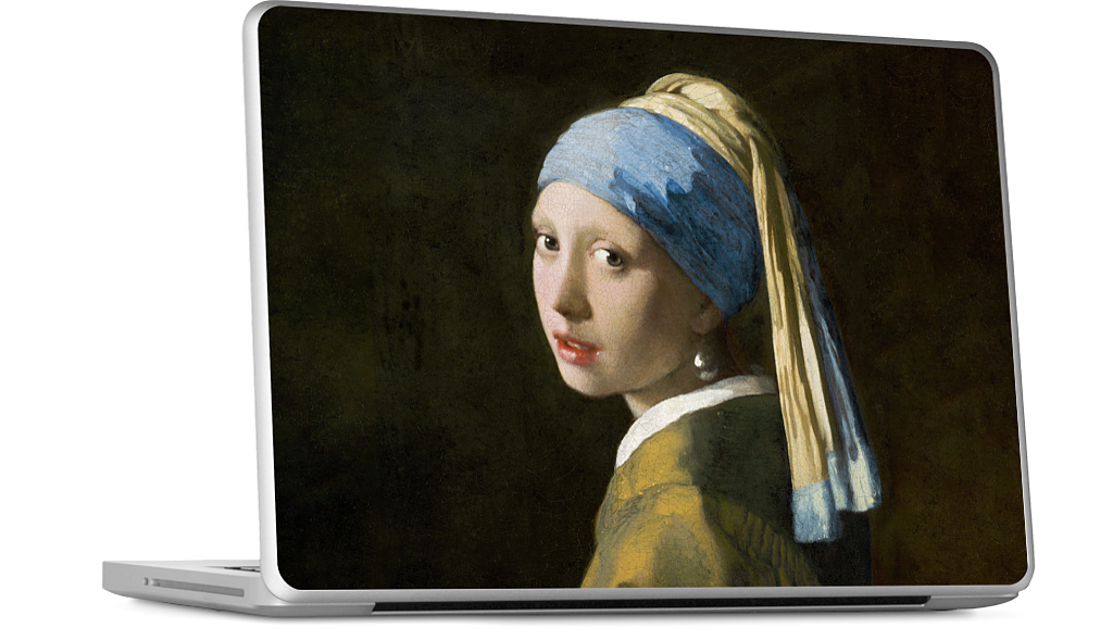 Girl with a Pearl Earring MacBook Skin
