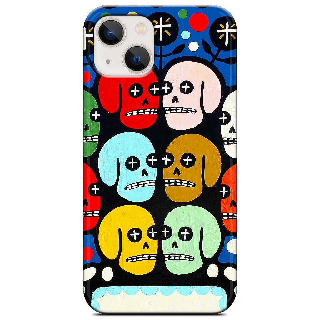 The Many Colors Of Death iPhone Case