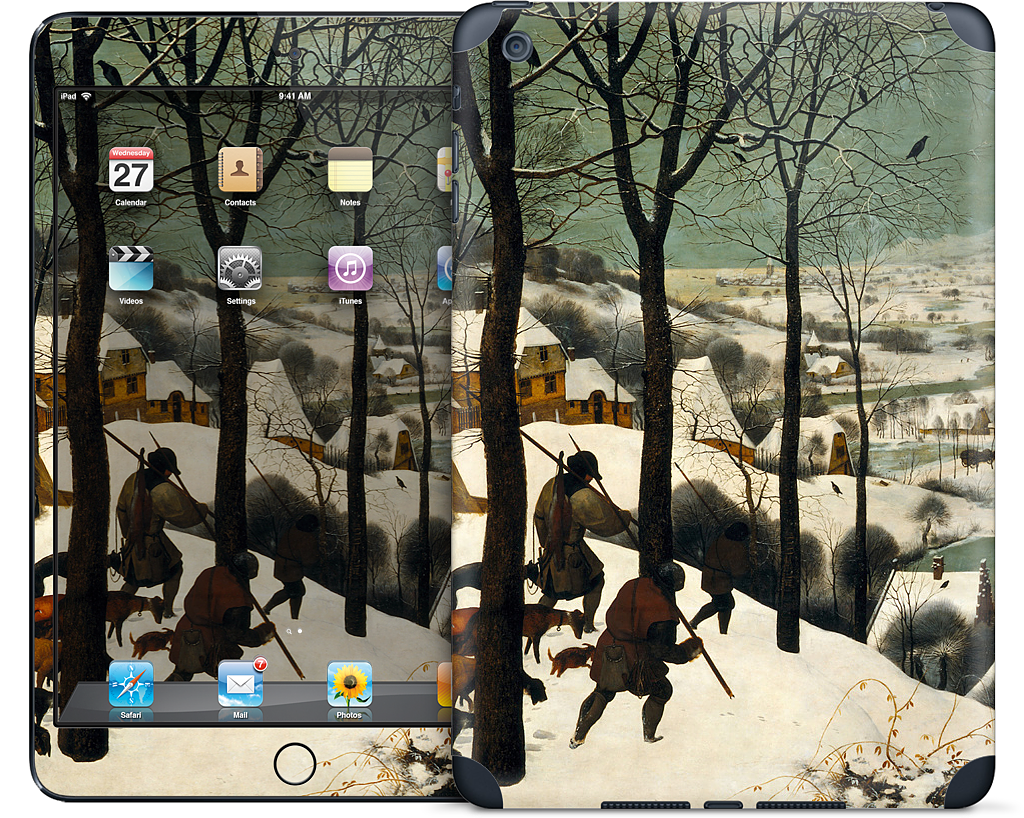 Hunters in the Snow iPad Skin