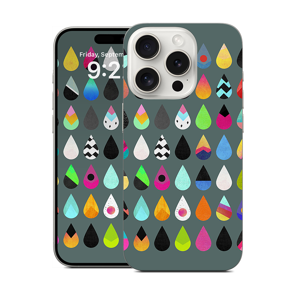 Colorful Rain iPhone Skin