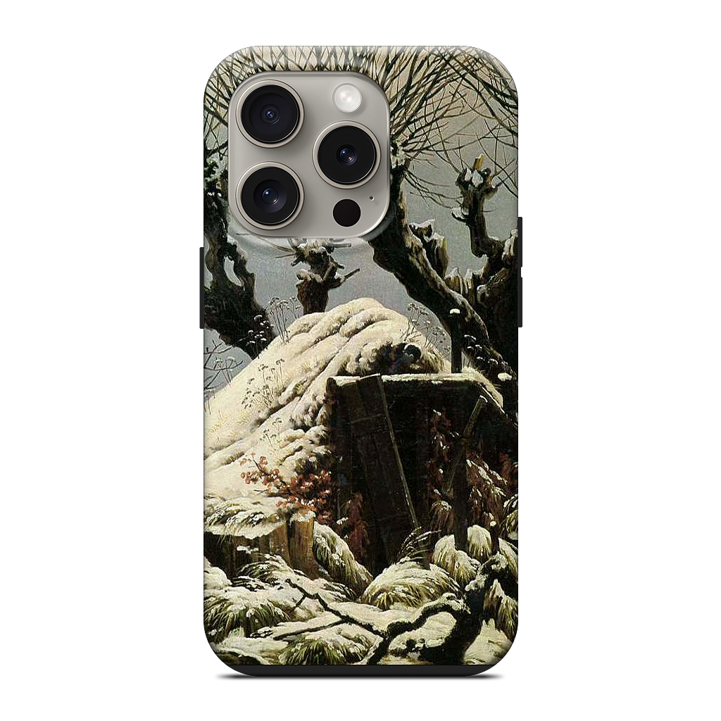 Snowy Cottage iPhone Case