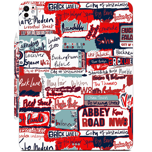 London Words iPad Skin
